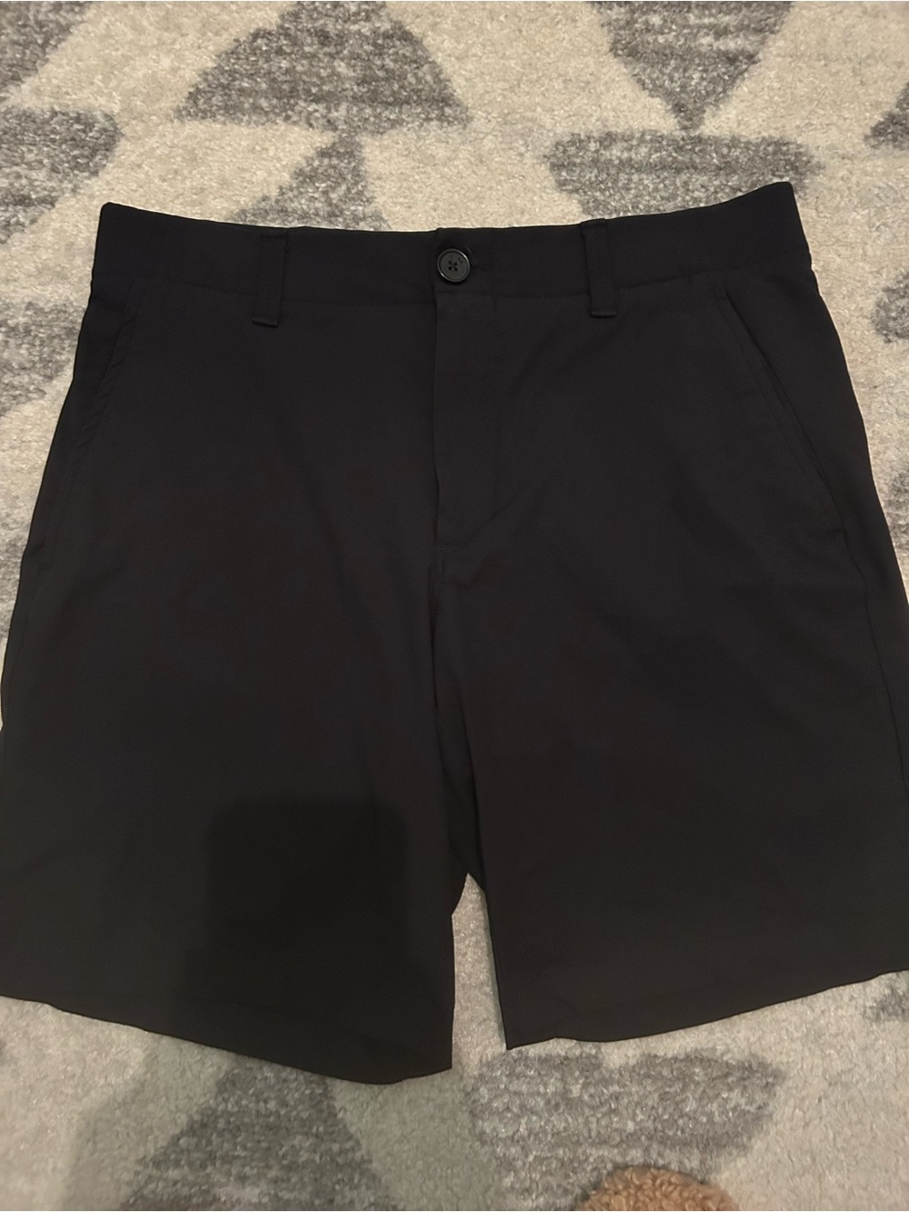 Men's Under Armour Black Performance Golf Shorts